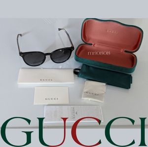 Gucci 0195 GG0195SK-001 Sunglasses